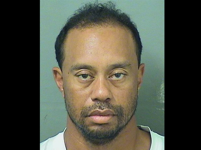 Police found Tiger Woods asleep at the wheel with car running