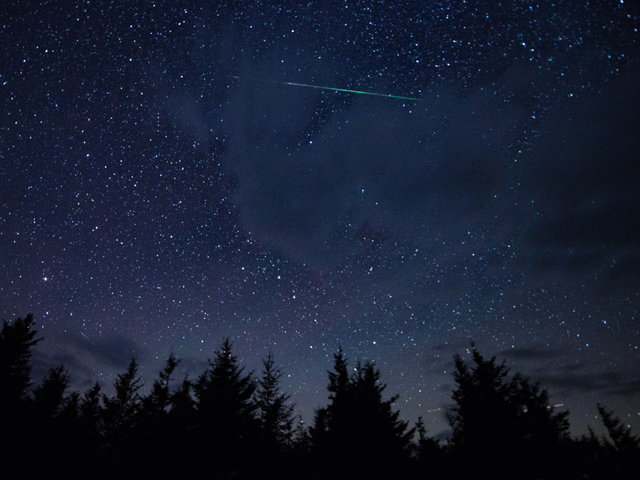 Orionid meteor shower overshadowed this year