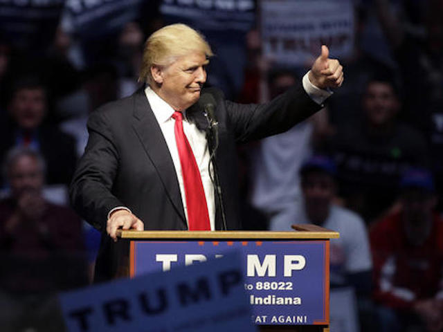 Trump protests at Calif. GOP convention