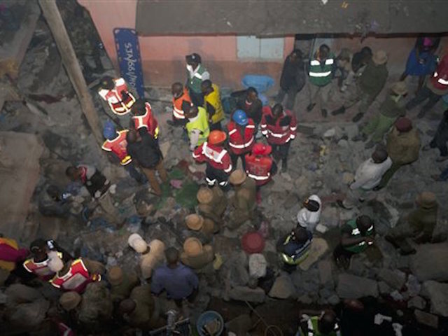Kenya: Baby saved from collapsed building