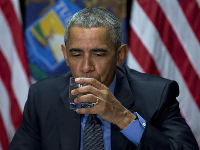 Obama visits Flint, Gov. Snyder booed