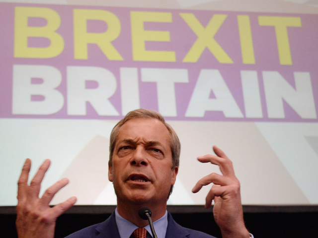 UK Independence Party chief Nigel Farage quits