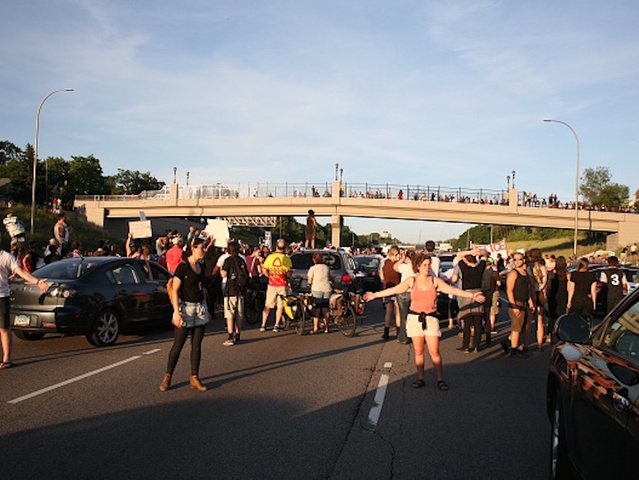 Paramedic rescues ailing child stuck on highway during Black Lives Matter protest