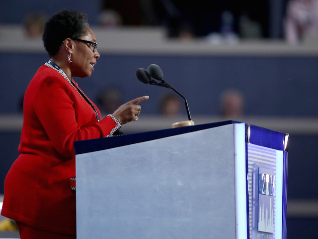 New DNC chair Marcia Fudge tells booing delegates to 'be respectful'