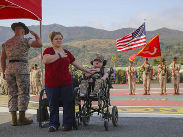 8-year-old boy dies after being named honorary Marine