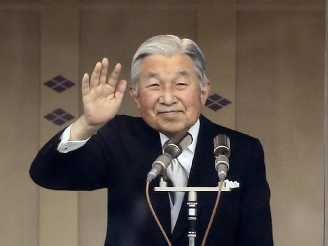 Japanese emperor makes rare public address, expresses concern about old age