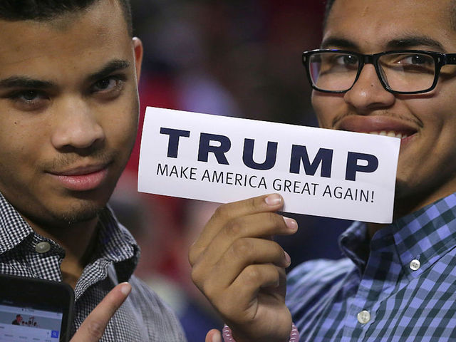 Young Trump supporters driven by economy and #NeverHillary