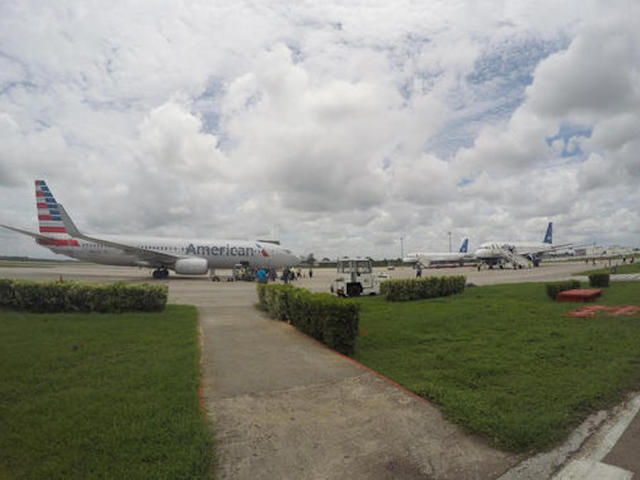 First commercial flight from US lands in Cuba