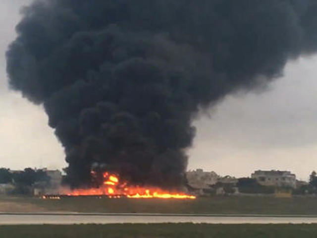 Malta says plane crashed en route to Libya surveillance trip