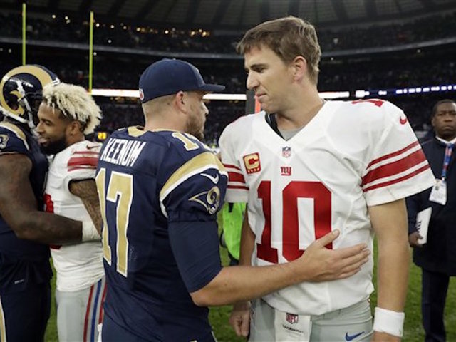 Eli Manning denies yelling 'Trump' to signal audible