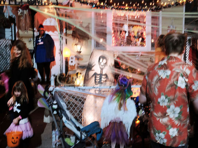 How does the law protect kids from sex offenders on Halloween?