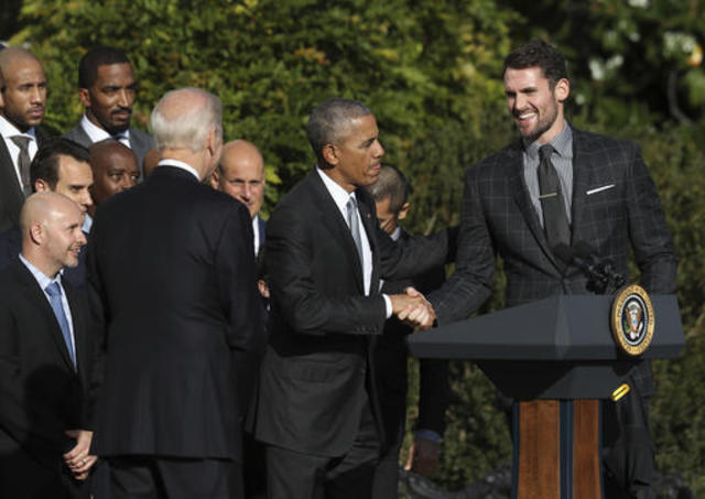 Obama honors NBA champion Cleveland Cavaliers