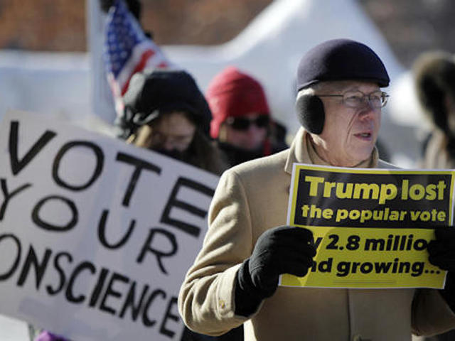 Despite protests, Trump officially wins Electoral College vote