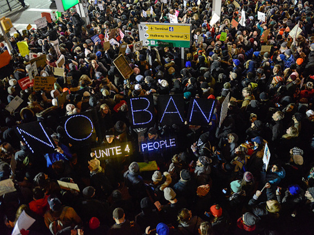 Trump blames 'tears of Senator Schumer,' Delta computers for airport issues