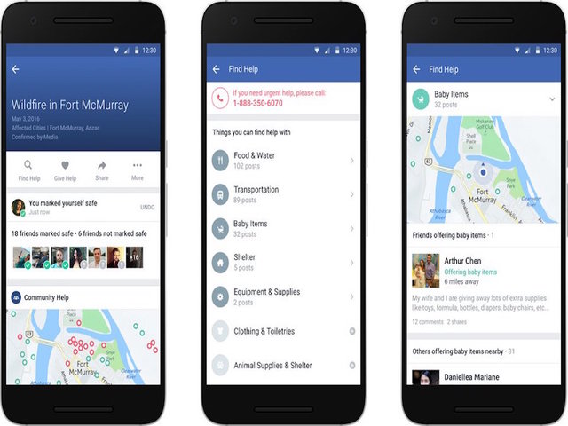 Facebook expands Safety Check to facilitate aid in emergencies