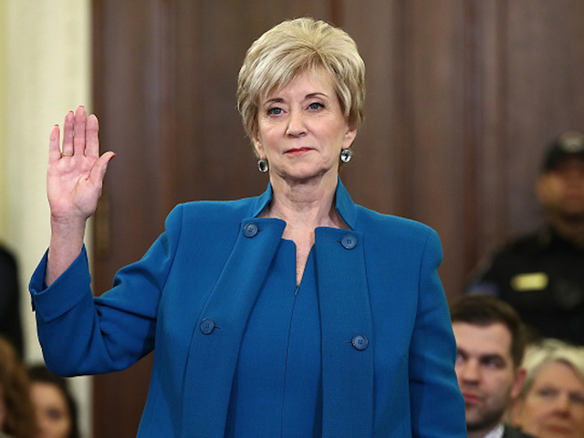 Linda McMahon, former WWE executive, confirmed to head Small Business Administration