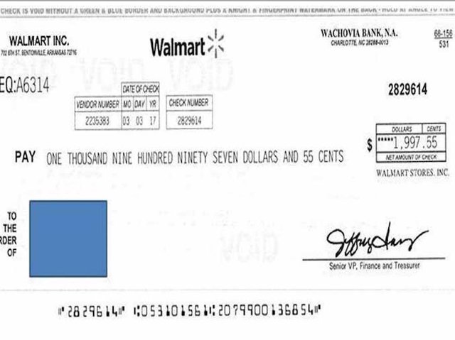 Fake Walmart checks being mailed to residents in Missouri