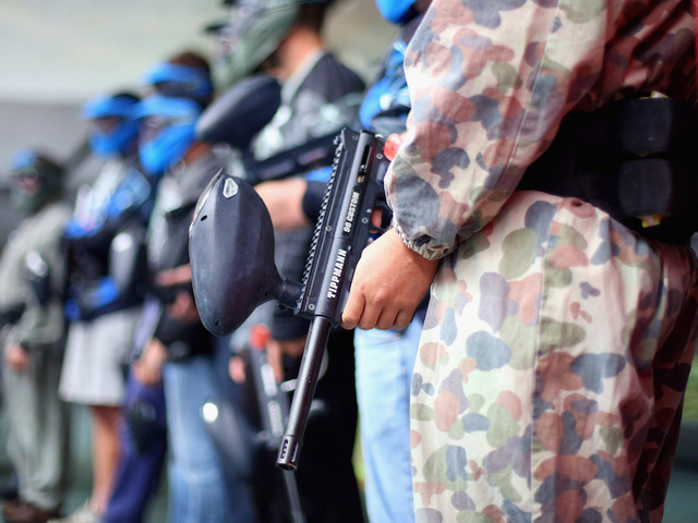 Paintball contest participant loaded gun with marbles, Canadian police say