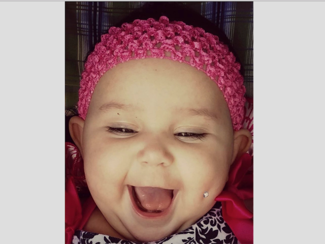 'Pierced' baby picture sparks outrage among parents