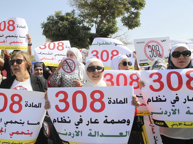 Jordan repeals rule that let rapists go free if they married victim