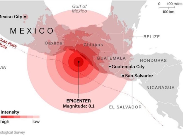Mexico's strongest earthquake in a century leaves dozens dead