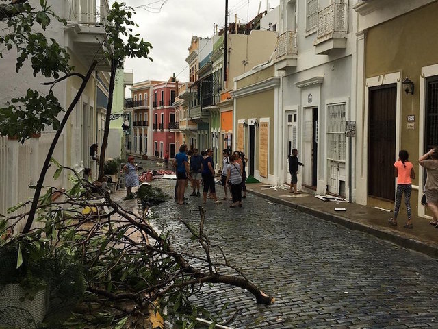 How journalists are reporting from Puerto Rico without power, cellphone service