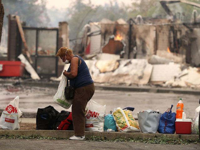 Wildfires ravage Northern California
