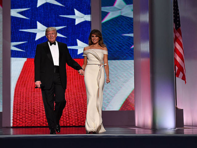 Photos: First Lady Melania Trump donates inaugural ball gown to Smithsonian