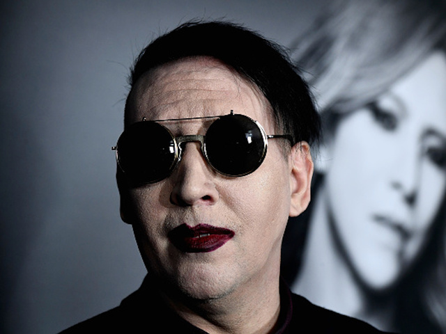 Marilyn Manson points fake gun at crowd during San Bernardino concert
