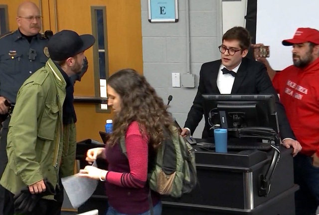 Right-wing blogger arrested at 'It's OK to be white' speech at UConn