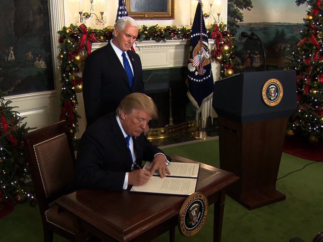 Trump recognizes Jerusalem as Israel's capital