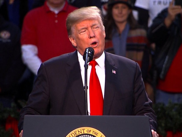 President Trump speaks near Alabama border ahead of Senate seat vote