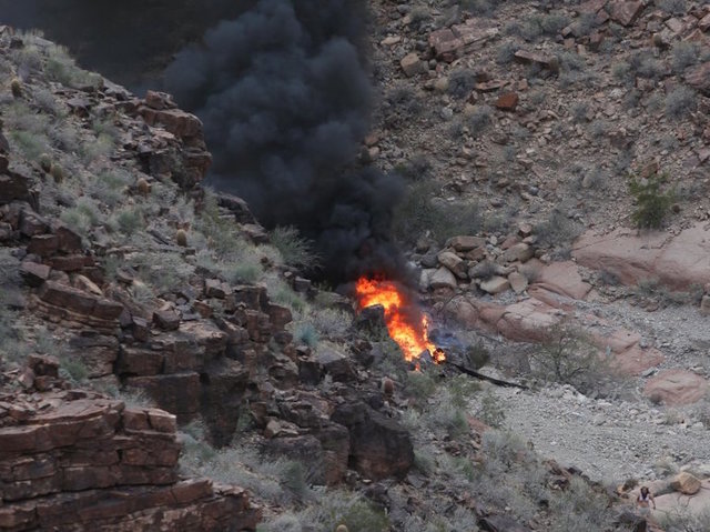 3 die in Grand Canyon tour helicopter crash; four others injured