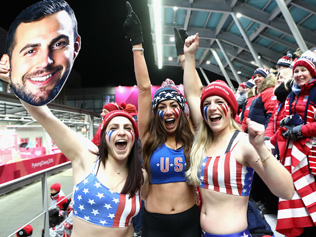 U-S-A! These are the rowdiest American fans at the 2018 Winter Olympics