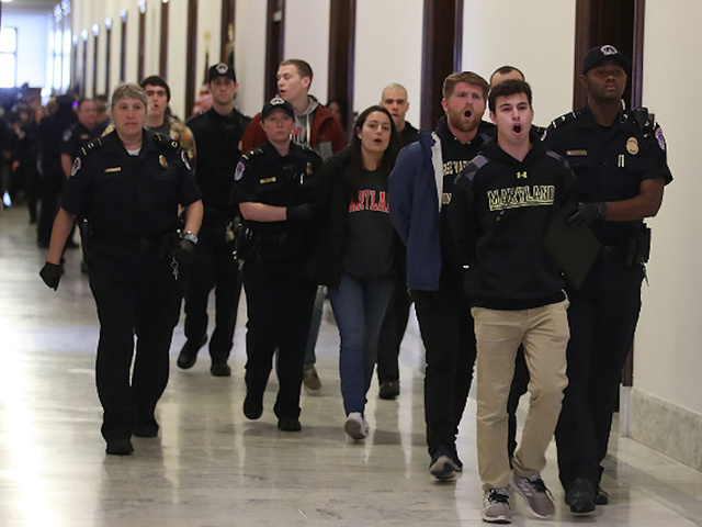Can students be punished for walking out of class in support of gun control?
