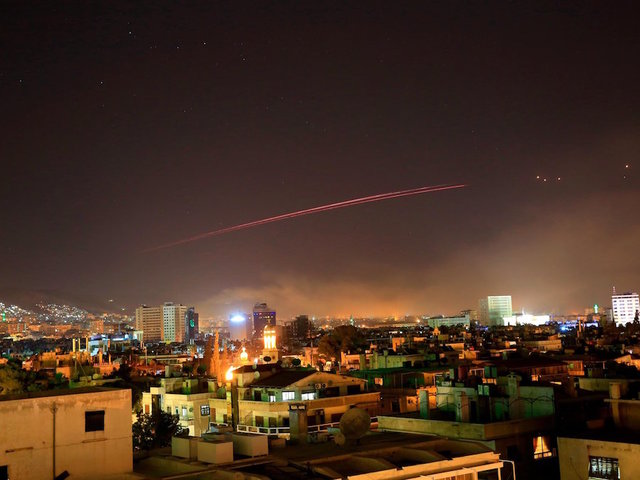 Reports: Explosions heard near Syrian capital, hours after Trump rips up Iran agreement