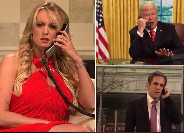 Stormy Daniels makes cameo on 'SNL' to mock President Trump
