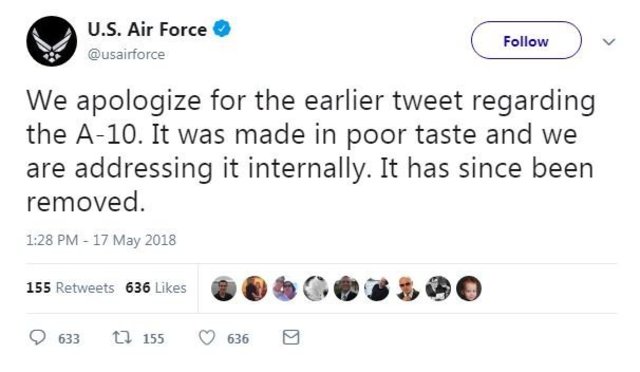 Air Force apologizes for 'Yanny' or 'Laurel' tweet