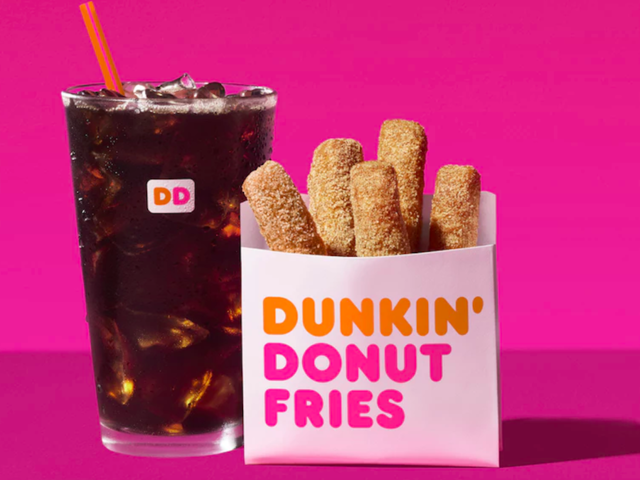 Dunkin' Donuts selling Donut Fries across the nation beginning July 2