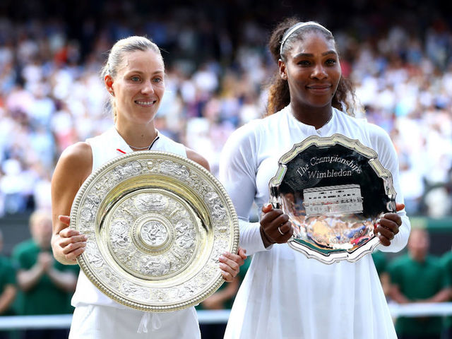 Kerber easily beats record-chasing Williams to win first Wimbledon title