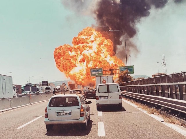 3 dead, 67 injured after tanker truck explodes on Italian highway
