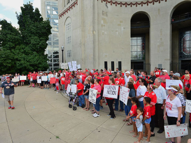 Report: Wife of fired Ohio State assistant coach claims OSU lawyers told her not to press charges