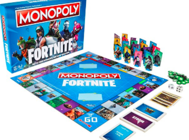 Fortnite Monopoly board game to be in stores by October