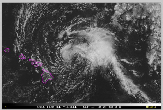 Tropical Storm Olivia makes landfall in Hawaii