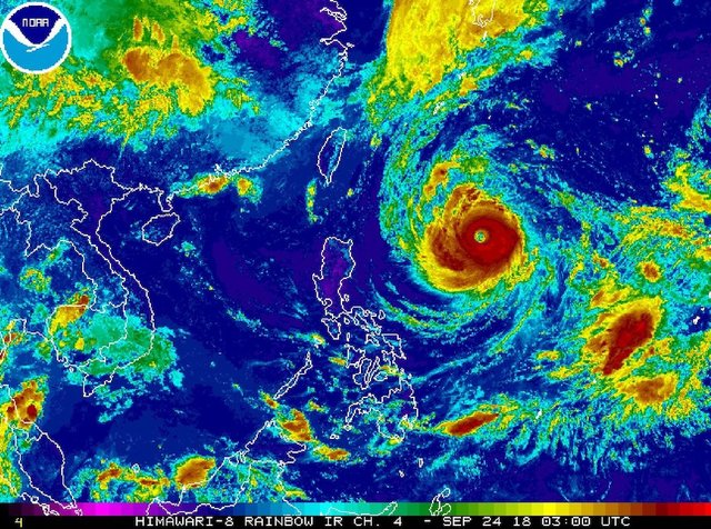 Typhoon Trami: Taiwan on guard as storm builds to super typhoon strength