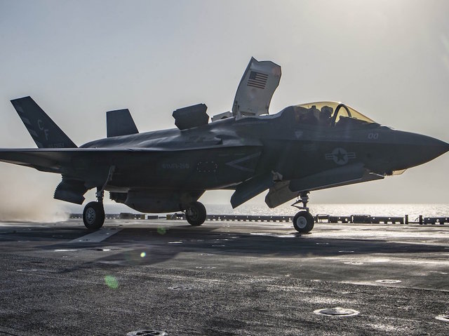 US Marine Corps F-35B jet crashes in South Carolina