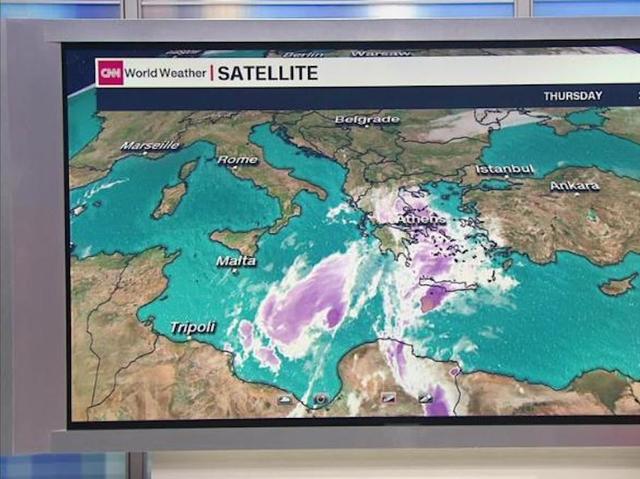 Hurricane-like Zorba lashes Greece as it barrels toward Turkey