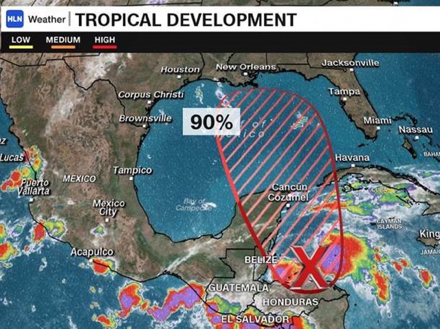 Tropical Storm Michael will likely slam the US as a hurricane this week