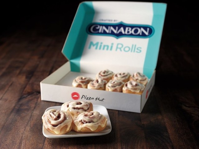 The iconic duo you didn't know you needed: Pizza Hut adds Cinnabon cinnamon rolls to menu