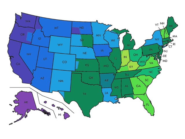 Map: What time do the polls close in your state?